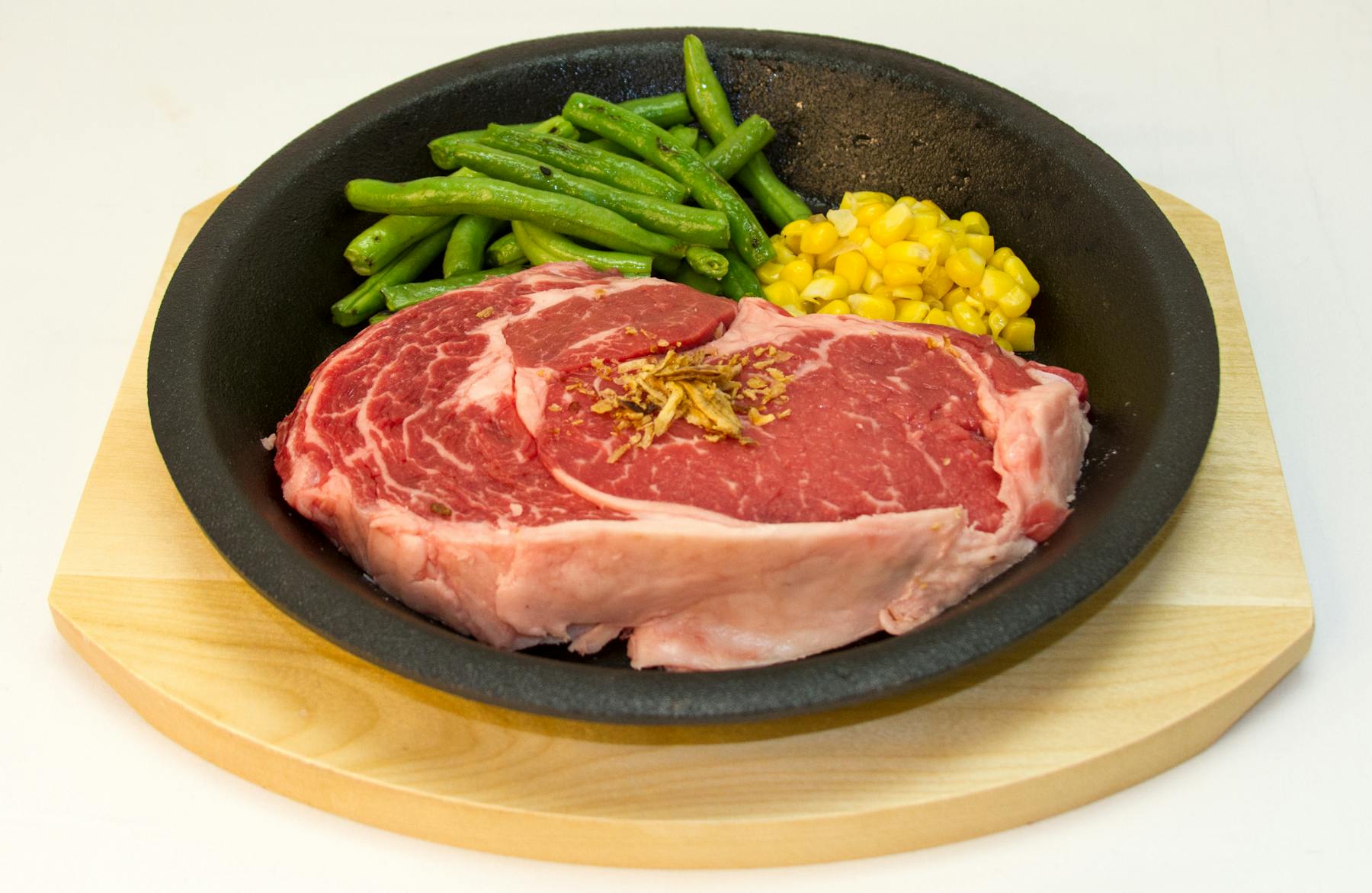 a plate of food on a table